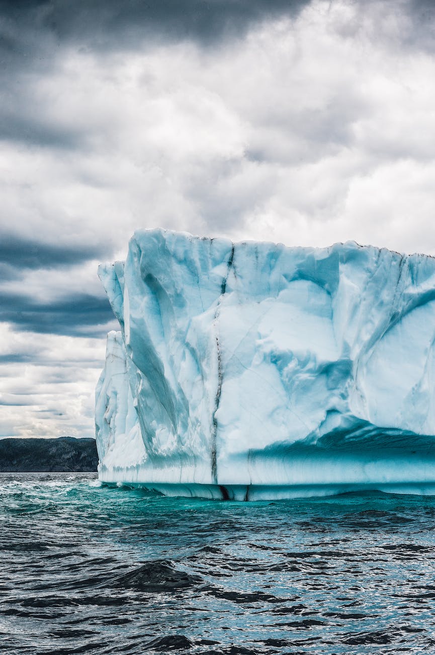 white ice formation